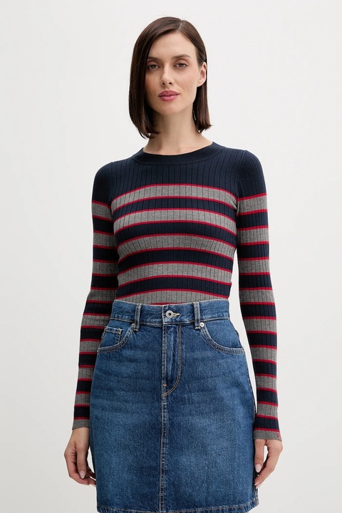Pepe Jeans sweter damski kolor granatowy lekki PL7000006 - zdjęcie produktu nr 1
