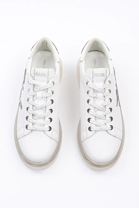 Karl Lagerfeld sneakersy skórzane KAPRI KUSHION kolor biały KL62610H - zdjęcie produktu nr 2