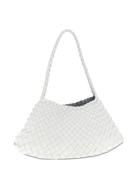 DRAGON DIFFUSION Rosanna woven leather shoulder bag - White - zdjęcie produktu nr 2