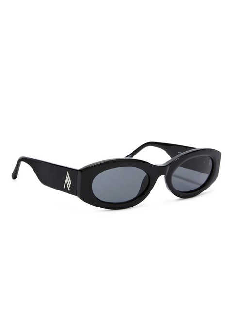 The Attico oval-frame sunglasses - Black - zdjęcie produktu nr 2
