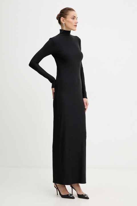 Guess sukienka EVELINE kolor czarny maxi dopasowana O5BK02 KCDE0 - zdjęcie produktu nr 1