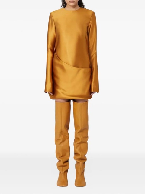 Sportmax asymmetrical-panel mini dress - Yellow - zdjęcie produktu nr 2