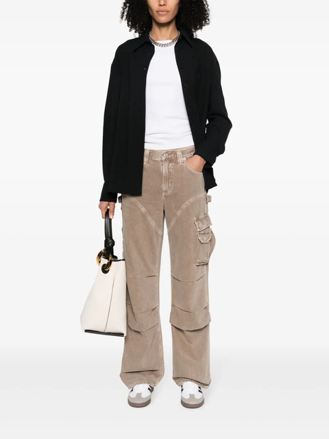 AGOLDE Nera mid-rise wide-leg jeans - Neutrals - zdjęcie produktu nr 1