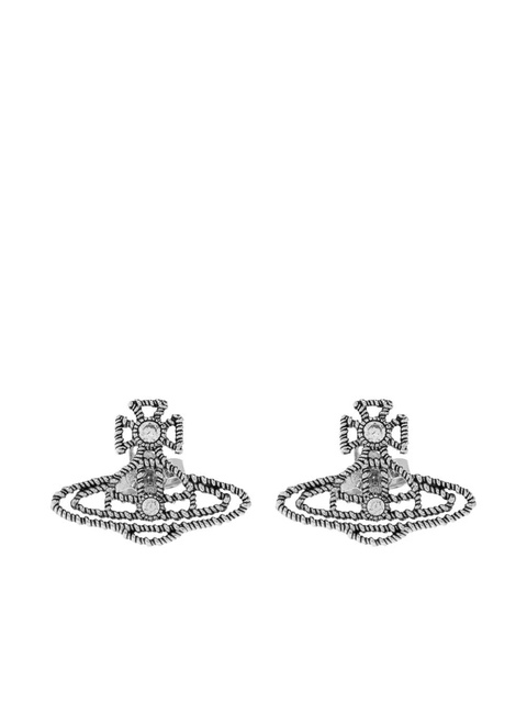 Vivienne Westwood orb crystal-embellished earrings - Silver - zdjęcie produktu nr 1