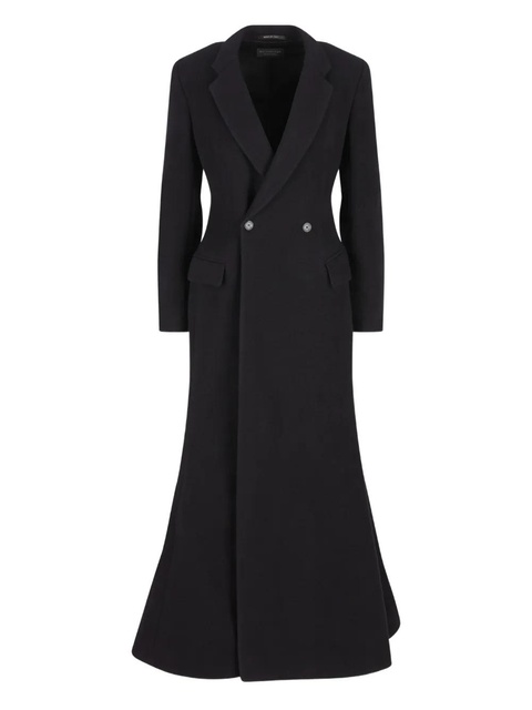 Balenciaga wool double-breasted coat - Black - zdjęcie produktu nr 1