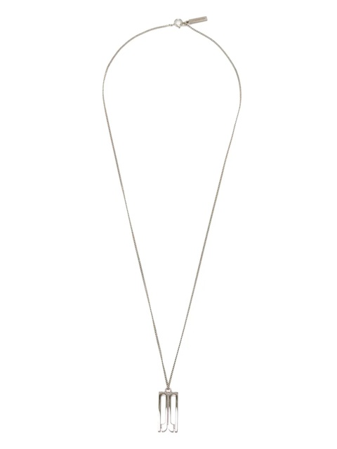 Victoria Beckham B Frame necklace - Silver - zdjęcie produktu nr 1