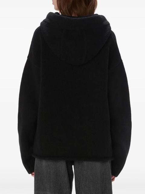 JW Anderson anchor-logo zip hoodie - Black - zdjęcie produktu nr 2