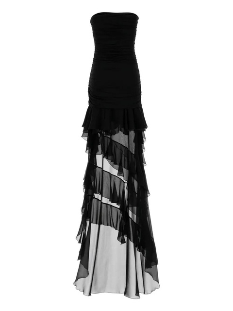 Blumarine asymmetric dress - Black - zdjęcie produktu nr 2