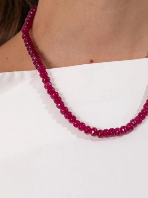 Jennifer Behr Amani beaded necklace - Red - zdjęcie produktu nr 2