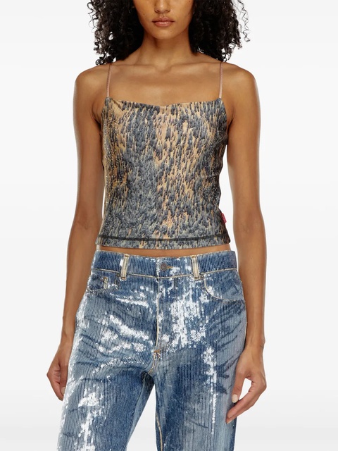 Diesel T-Hop-P2 tank top - Blue - zdjęcie produktu nr 2