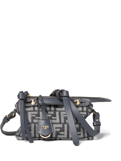 FENDI mini By The Way Soft logo-charm tote bag - Blue - zdjęcie produktu nr 1