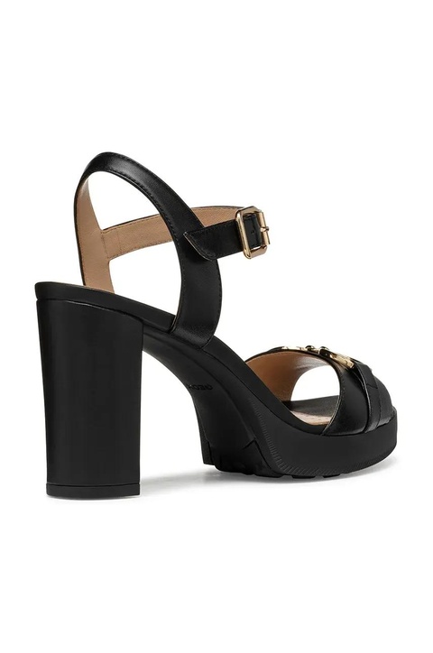 Geox sandały skórzane D WALK PLEASURE 85S kolor czarny D55B6A 000TU C9999 - zdjęcie produktu nr 2