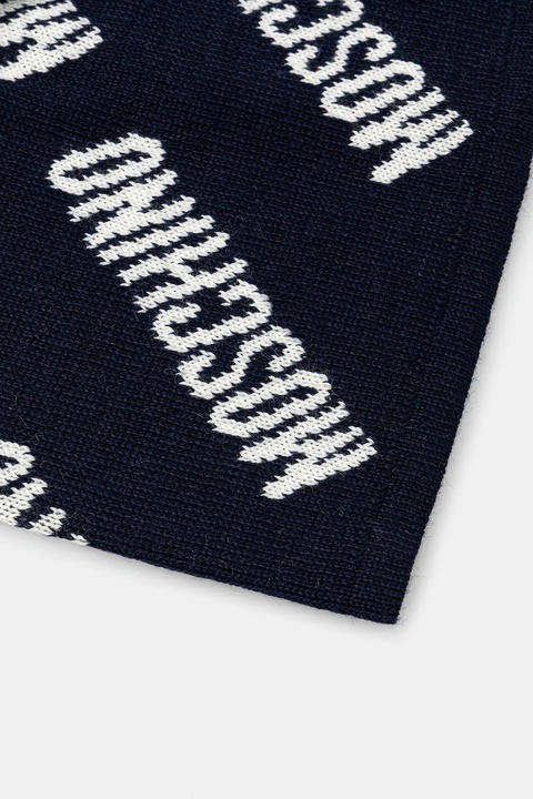 Moschino czapka z wełną kolor granatowy M5859 60112 - zdjęcie produktu nr 2