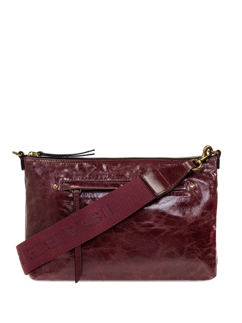ISABEL MARANT leather logo-strap tote bag - Red - zdjęcie produktu nr 1
