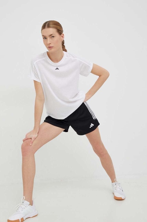 adidas Performance t-shirt treningowy Training Essentials kolor biały - zdjęcie produktu nr 2