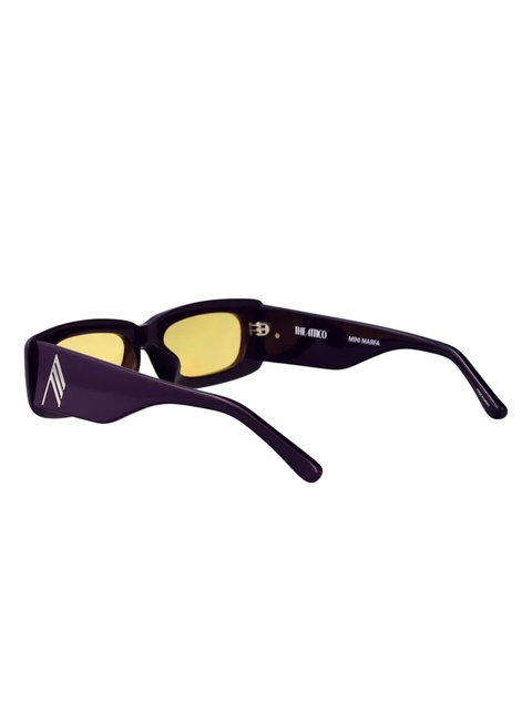 The Attico mini Marfa sunglasses - Black - zdjęcie produktu nr 2
