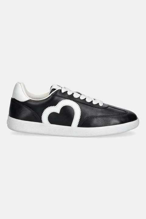 Love Moschino sneakersy skórzane damskie kolor czarny JA15112G1NIA100A - zdjęcie produktu nr 2