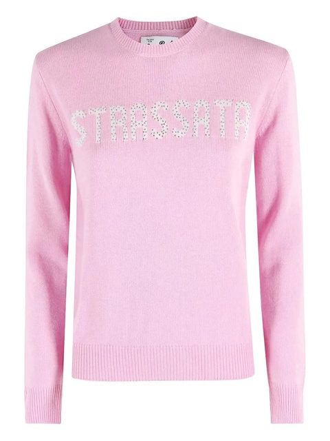 MC2 Saint Barth New Queen rhinestone-appliqué sweater - Pink - zdjęcie produktu nr 1
