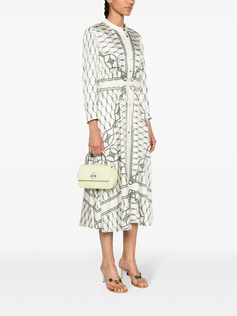 Tory Burch Kira leather shoulder bag - Green - zdjęcie produktu nr 1