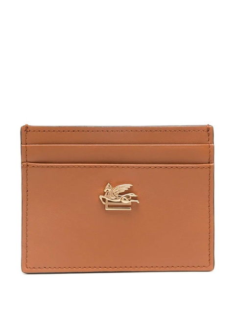 ETRO leather card holder - Brown - zdjęcie produktu nr 1