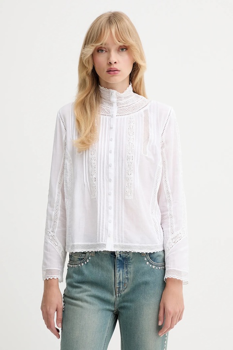 ZADIG&VOLTAIRE koszula damska kolor biały regular WWSH02235 - zdjęcie produktu nr 1