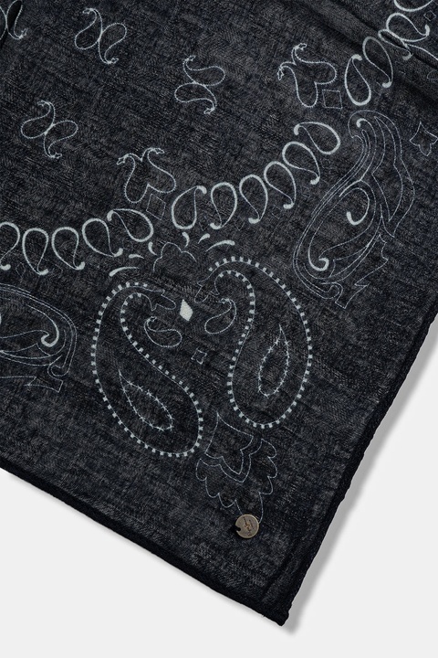 Pepe Jeans apaszka damska kolor granatowy wzorzysta PL1100008 - zdjęcie produktu nr 2