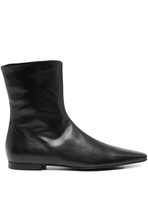 TOTEME zipped leather boots - Black - zdjęcie produktu nr 1