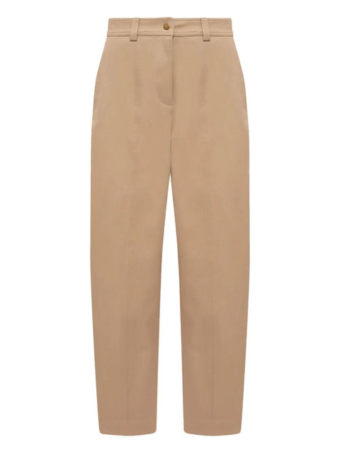 Moncler logo-patch trousers - Neutrals - zdjęcie produktu nr 1