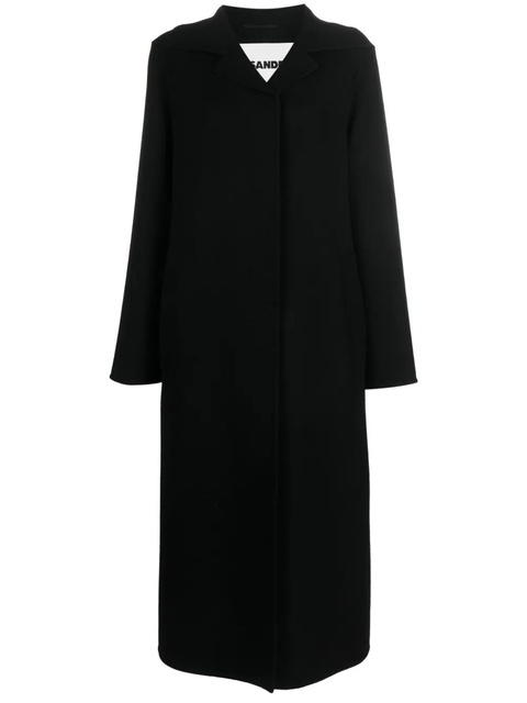 Jil Sander single-breasted cashmere coat - Black - zdjęcie produktu nr 1