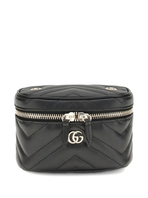 Gucci quilted leather makeup bag - Black - zdjęcie produktu nr 1
