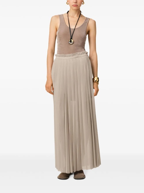 AMI Paris pleated skirt - Grey - zdjęcie produktu nr 2