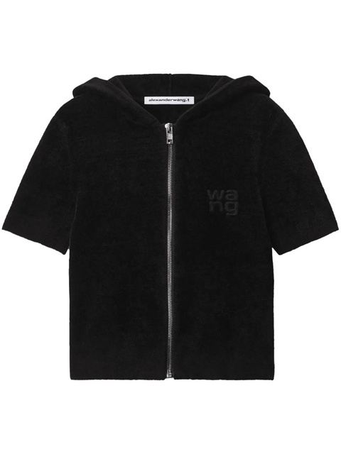 Alexander Wang logo-embossed hoodie - Black - zdjęcie produktu nr 1