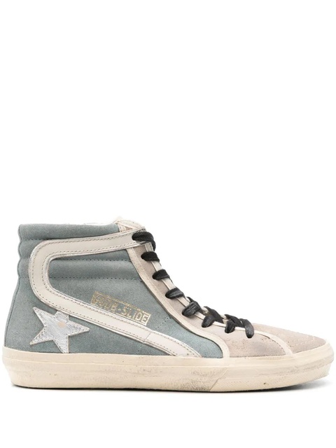 Golden Goose Slide suede sneakers - Blue - zdjęcie produktu nr 1
