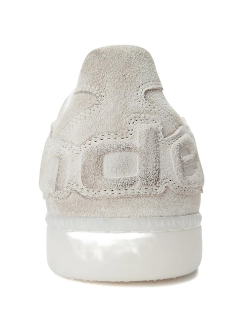 Alexander Wang Lex logo-embossed suede sneakers - Neutrals - zdjęcie produktu nr 2