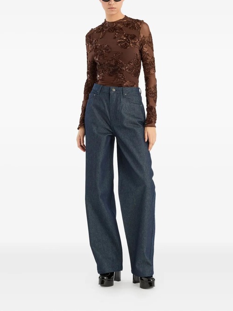 ROTATE BIRGER CHRISTENSEN five-pocket wide-leg jeans - Blue - zdjęcie produktu nr 2