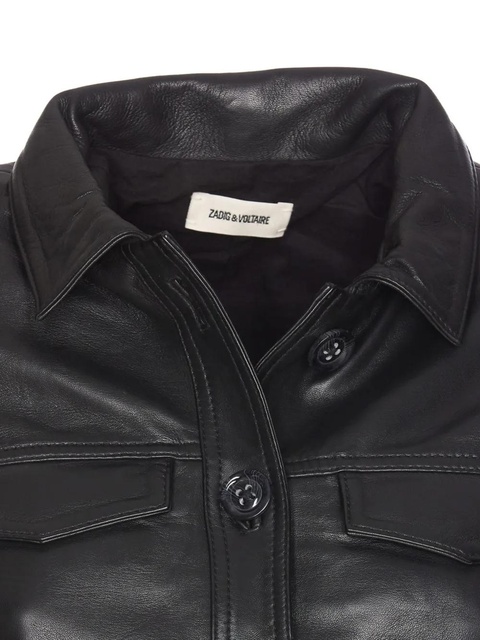 Zadig&Voltaire Liam leather jacket - Black - zdjęcie produktu nr 2
