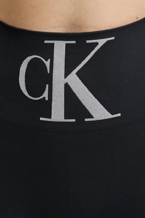 Calvin Klein Jeans legginsy damskie kolor czarny z nadrukiem 701233380 - zdjęcie produktu nr 2