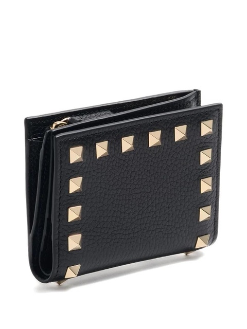Valentino Garavani Rockstud flap wallet - Black - zdjęcie produktu nr 2