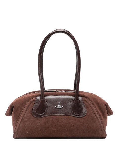 Vivienne Westwood leather-trimmed tote bag - Brown - zdjęcie produktu nr 1