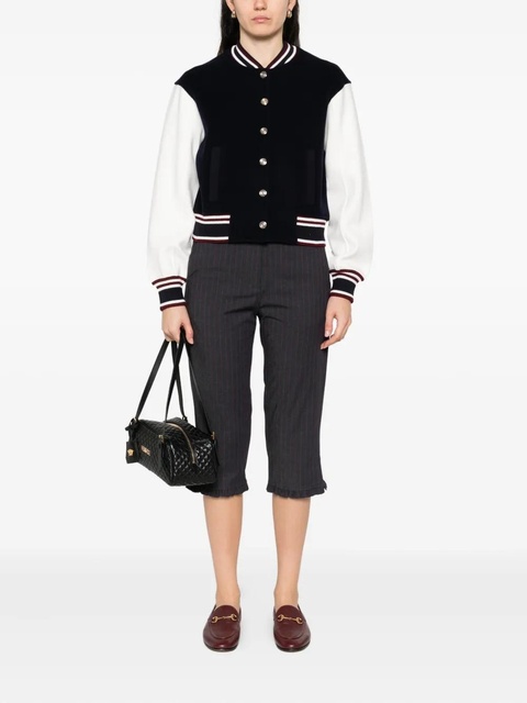 Maje wool bomber jacket - Blue - zdjęcie produktu nr 2