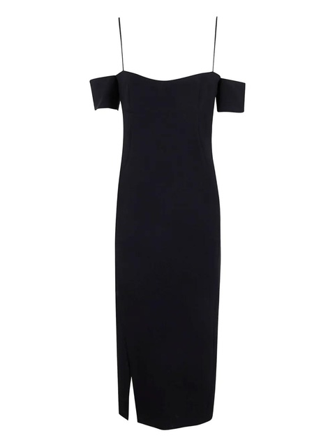 PINKO off-shoulder slit dress - Black - zdjęcie produktu nr 1