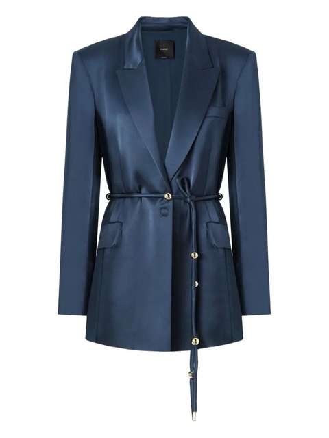 PINKO Carillon belted jacket - Blue - zdjęcie produktu nr 2