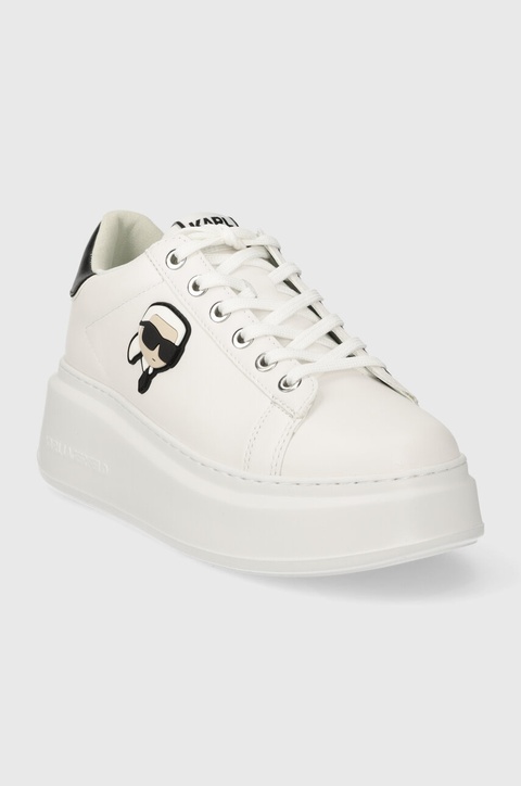 Karl Lagerfeld sneakersy skórzane ANAKAPRI kolor biały KL63530N - zdjęcie produktu nr 2