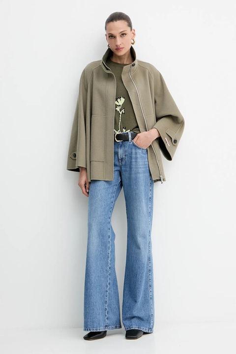 MAX&Co. sweter damski kolor zielony lekki 2526366011200 - zdjęcie produktu nr 2