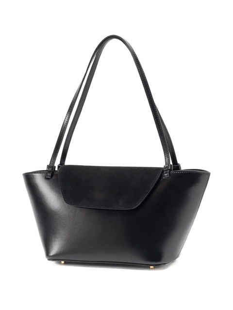 Elleme Courrier suede flap tote bag - Black - zdjęcie produktu nr 2