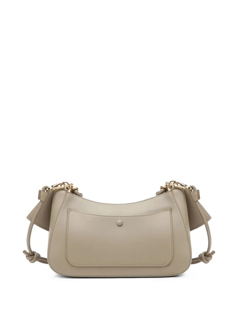 LOEWE medium Ola chain-embellished flap shoulder bag - Neutrals - zdjęcie produktu nr 2