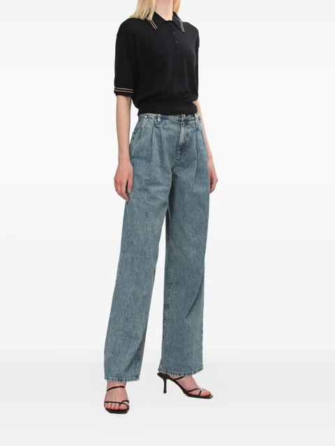 3.1 Phillip Lim short-sleeve polo shirt - Blue - zdjęcie produktu nr 1