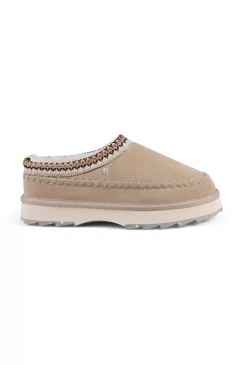 Emu Australia kapcie zamszowe Sharky Adventure Scuff kolor beżowy W13239 - zdjęcie produktu nr 2