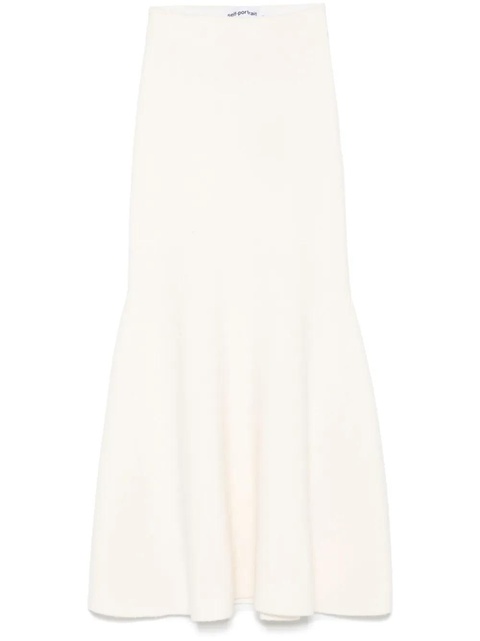 Self-Portrait knitted maxi skirt - Neutrals - zdjęcie produktu nr 1