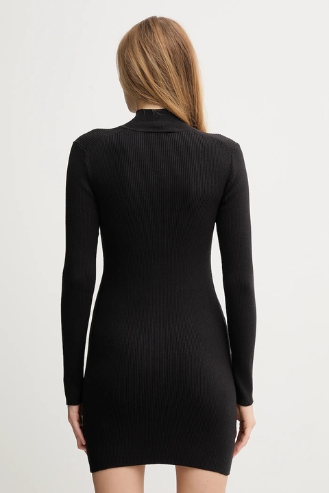 Calvin Klein Jeans sukienka kolor czarny mini dopasowana LV047D308G - zdjęcie produktu nr 2